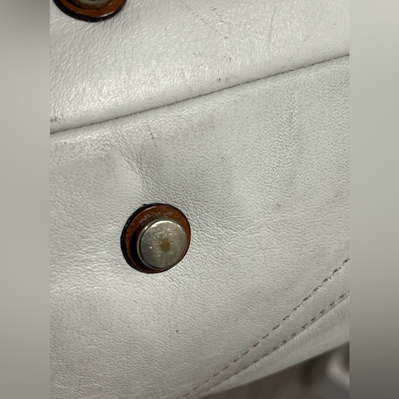 Vintage Coach 9636 Leather Soho Hamptons Satchel brown trim, buckles, tag - Picture 9 of 15